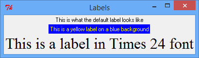 Tk::Label