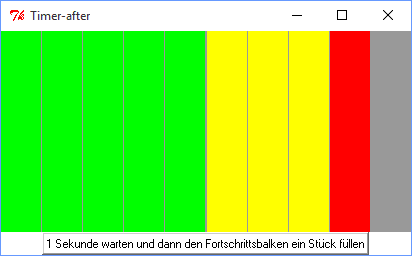 Progressbar zeitverzögert befüllen