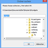 Standard-Verzeichnis-Auswahldialog in Perl/Tk