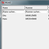 Tk::HList mit hierarchischer Liste