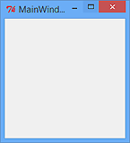 Haupt-Fenster einer Perl/Tk-GUI - das MainWindow