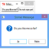 modaler Dialog