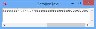 Scroll-Balken für Tk::Text